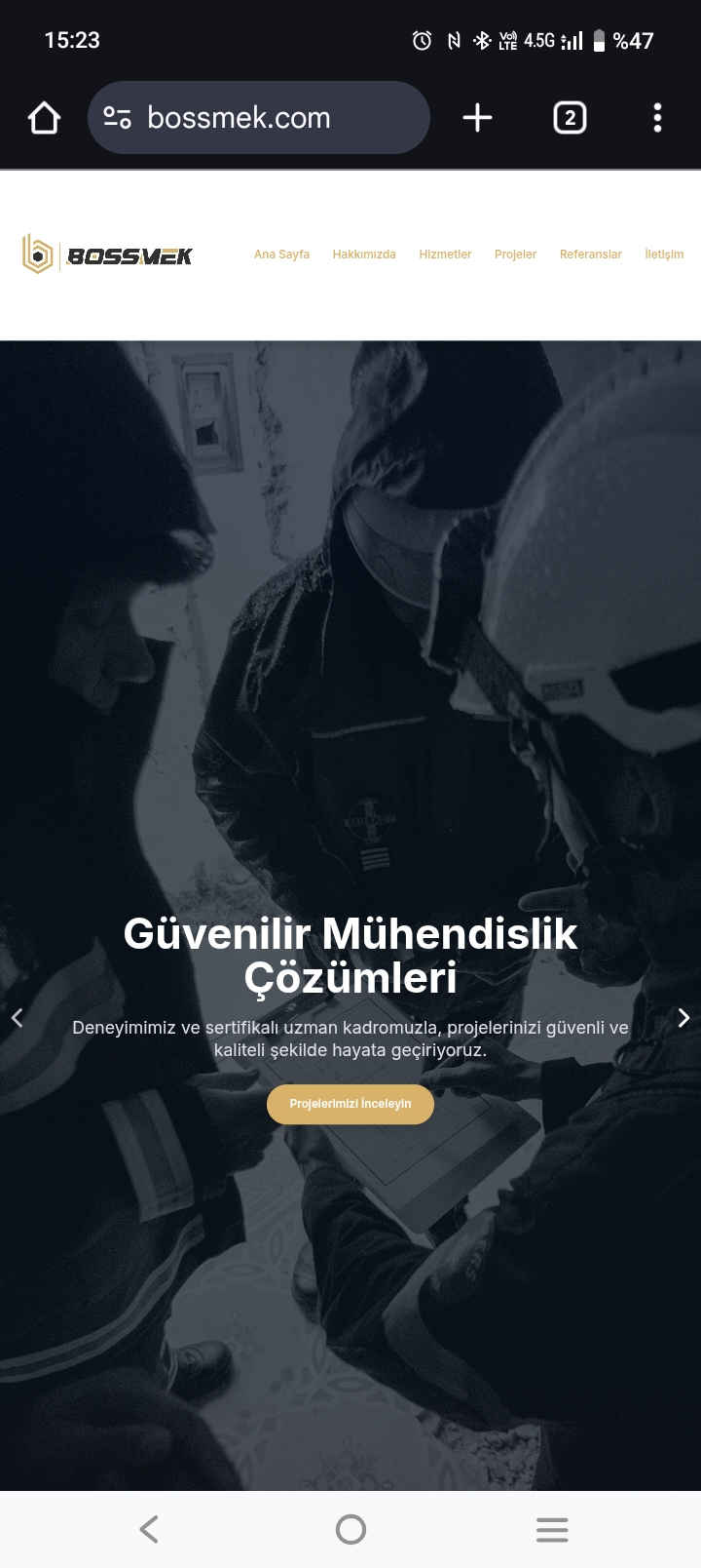 Bossmek Web Sitesi